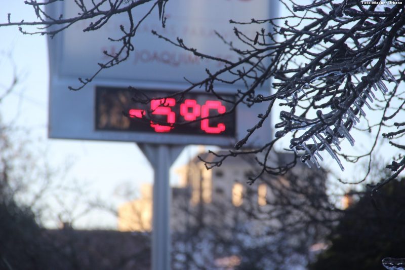 Temperatura pode cair e at&eacute; chegar a -5&deg;C em cidades de Santa Catarina – Foto: Wagner Urbano/Reprodu&ccedil;&atilde;o/ND