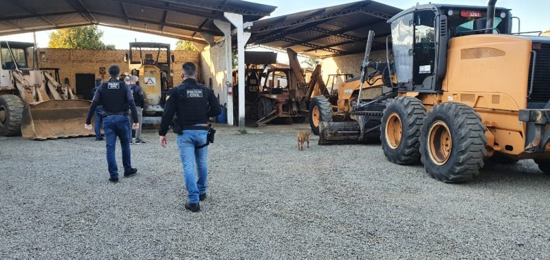 Policiais deflagram operação “Convite Marcado” no Sul do Estado nesta terça (25) – Foto: Polícia Civil/Divulgação