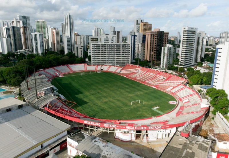 Est&aacute;dio dos Aflitos &eacute; a casa do N&aacute;utico – Foto: Divulga&ccedil;&atilde;o/CNC