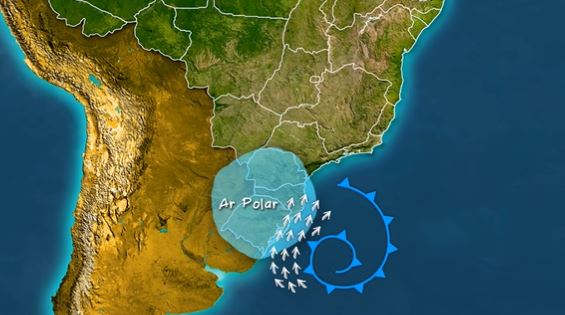 Como a neve ocorre no Brasil – Foto: Reprodu&ccedil;&atilde;o/Climatempo