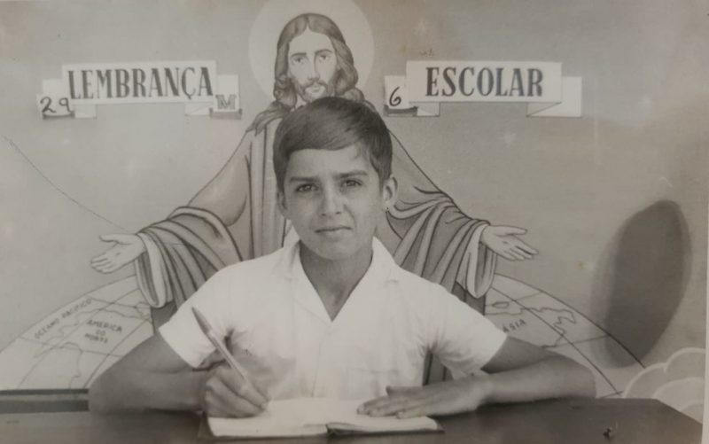 Carlos Marcon lembra da neve que caiu em Chapec&oacute; na d&eacute;cada de 60 – Foto: Arquivo pessoal/ND