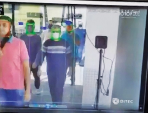 C&acirc;mera est&aacute; sendo testada em terminal de &ocirc;nibus de Florian&oacute;polis – Foto: Divulga&ccedil;&atilde;o/ND