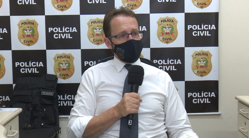 Delegado da DPCAMI de Chapec&oacute;, Jos&eacute; Airton Stange – Foto: Reprodu&ccedil;&atilde;o/NDTV