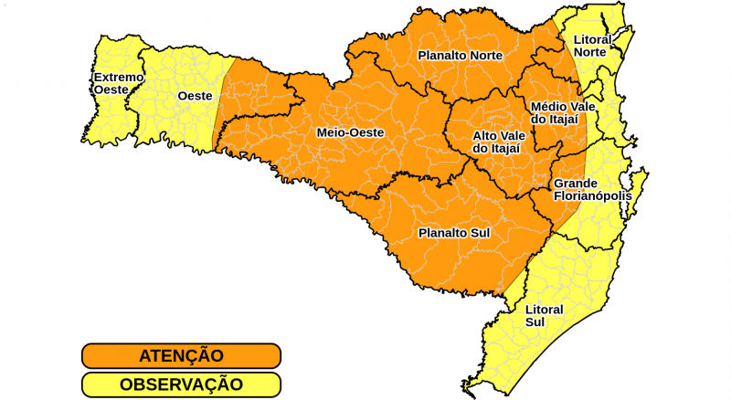 Defesa Civil Alerta Para Risco De Temporais Nesta Quinta Feira Em Santa