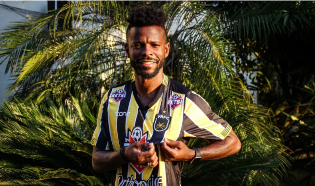 Erick Flores hoje defende o Volta Redonda. Jogador foi detido por n&atilde;o pagar pens&atilde;o – Foto: Divulga&ccedil;&atilde;o