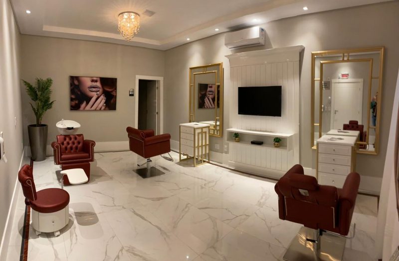 Áreas novas para mulheres agregam salão de beleza, sala de massagem e espaço para pequenos eventos – Foto: AM Construções/Divulgação/ND