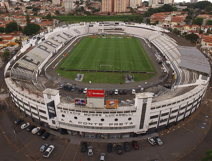 Est&aacute;dio Mois&eacute;s Lucarelli, casa da Ponte Preta – Foto: Ponte Preta/Divulga&ccedil;&atilde;o
