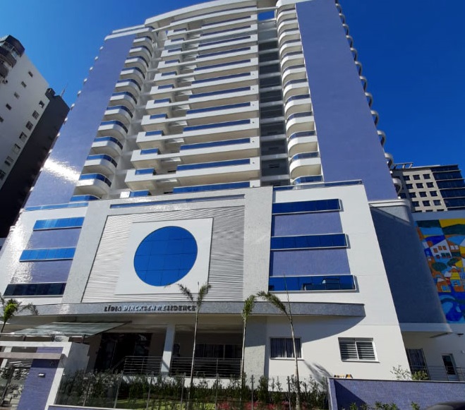 Fachada do Lídia Dircksen Residence, em São José – Foto: AM Construções/Divulgação