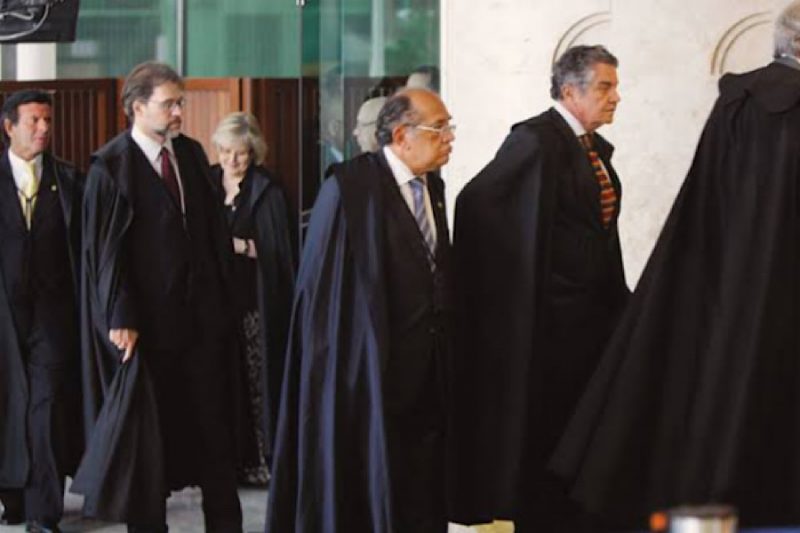 Os ministros do STF (esq. para dir.): Luiz Fux, Dias Toffoli, Gilmar Mendes e Marco Aurélio Mello – Foto: Divulgacão/Paulo Alceu/ND