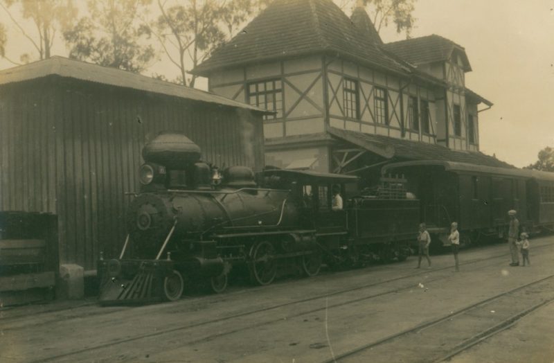 Fabricada em 1907, Macuca fez hist&oacute;ria em Blumenau – Foto: Arquivo Hist&oacute;rico Jos&eacute; Ferreira da Silva/Arquivo/ND