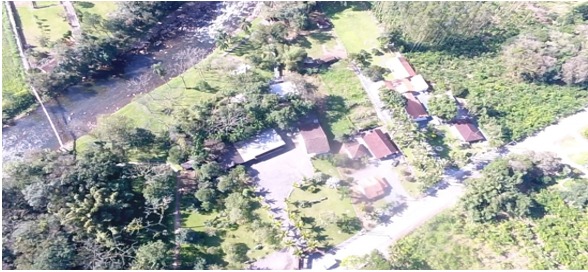 S&iacute;tio envolvido na lavagem de dinheiro do tr&aacute;fico de coca&iacute;na em Joinville – Foto: Pol&iacute;cia Federal de Itaja&iacute;