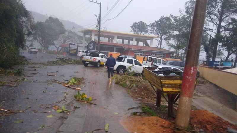 Danos do Ciclone em Governador Celso Ramos – Foto: Divulga&ccedil;&atilde;o/Arquivo/ND