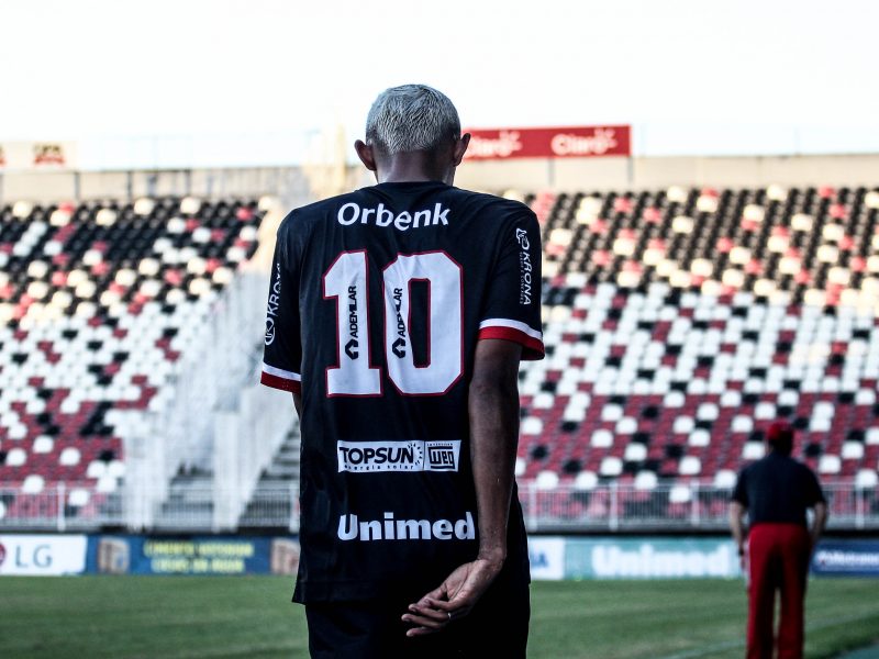 Aos 21 anos, Diego &eacute; o camisa 10 titular do Tricolor na busca pelo acesso – Foto: Vitor Forcellini/JEC