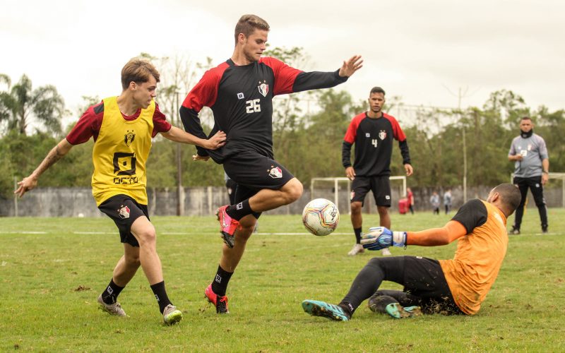 Tricolor continua prepara&ccedil;&atilde;o para a estreia na s&eacute;rie D, no dia 19 de setembro – Foto: Vitor Forcellini/JEC