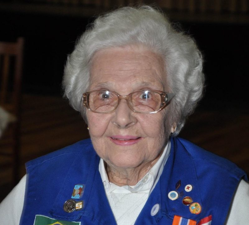 Dona Alda Niemeyer, de 100 anos, n&atilde;o votar&aacute; este ano por conta da pandemia – Foto: Reprodu&ccedil;&atilde;o/Facebook/ND