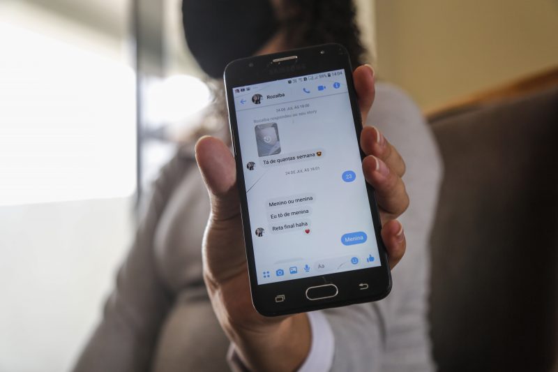 Rozalba trocou mensagens com jovem de 19 anos Foto: Anderson Coelho/ND