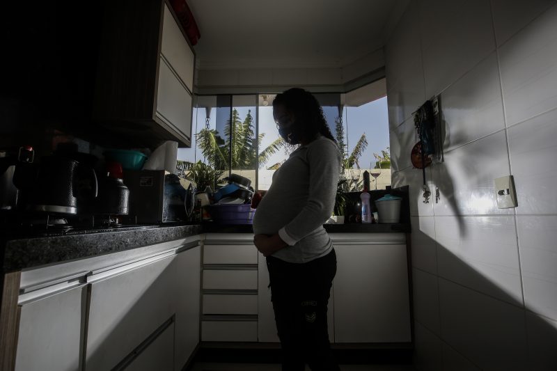 “Poderia ter sido comigo&rdquo;, diz gr&aacute;vida abordada em Tijucas – Foto: Anderson Coelho/ND