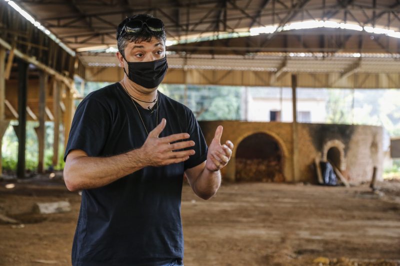 <span style="font-weight: 400;">Leandro Pedro Rodrigues foi um dos primeiros a chegar na cena do crime</span> – Foto: Anderson Coelho/ND
