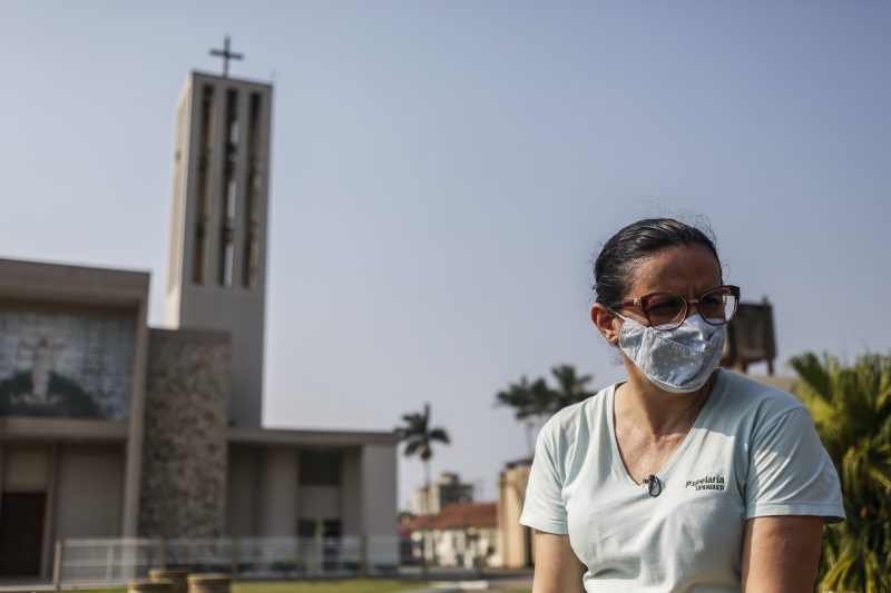 &ldquo;Sonhadora e muito batalhadora&rdquo;, diz moradora sobre gr&aacute;vida assassinada em Canelinha – Foto: Anderson Coelho/ND