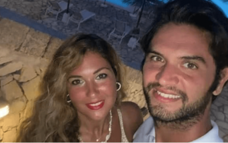 Daniele De Santis e a namorada dias antes de morrer – Foto: Arquivo pessoal