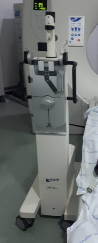 Equipamento hospitalar “Bomba Injetora de Contraste” roubado em S&atilde;o Paulo foi apreendido em hospital de Timb&oacute; – Foto: Divulga&ccedil;&atilde;o/Pol&iacute;cia Civil de SC