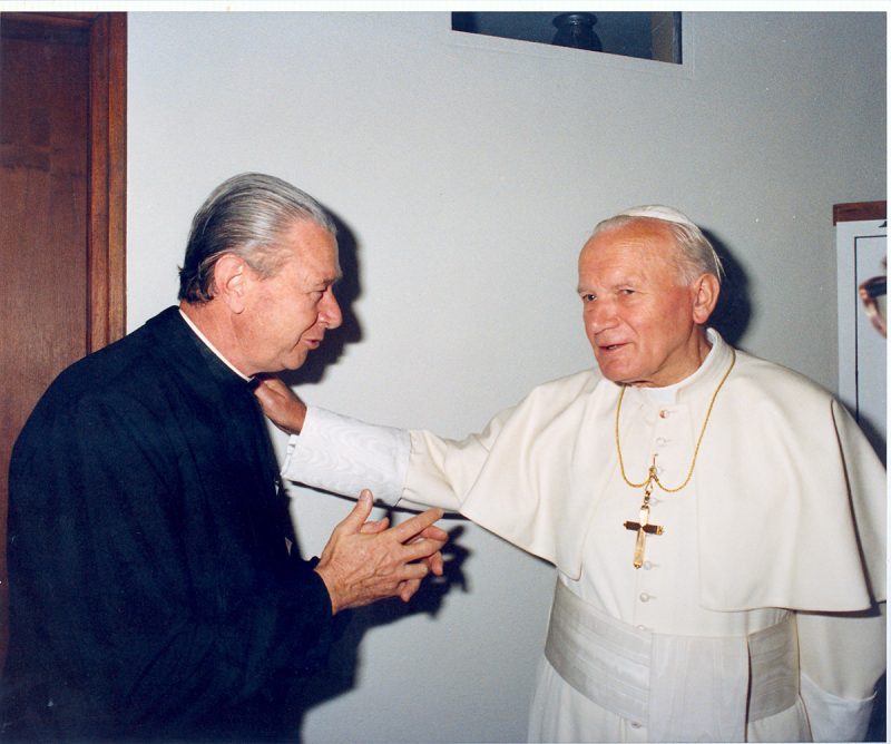 Visita do Papa a Florianópolis – 1991 – Foto: Acervo / Colégio Catarinense