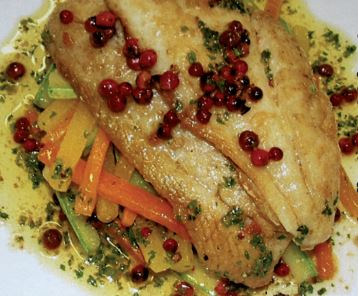 Aroeira utilizada em receita de fil&eacute; de peixe – Foto: Reprodu&ccedil;&atilde;o/Arquivo/IFSC