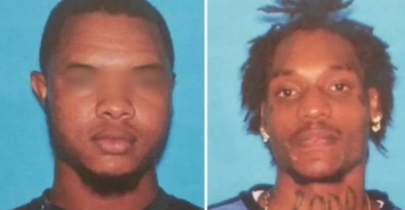 &Agrave; esquerda, a v&iacute;tima, Johnarian Travez Allen, e &agrave; direita, o suspeito – Foto: Reprodu&ccedil;&atilde;o