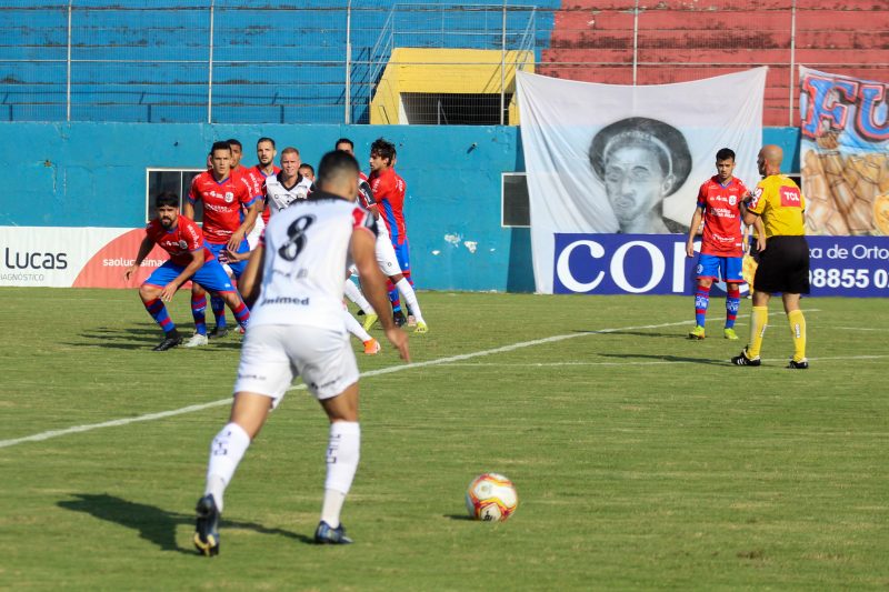 Sem gols, JEC e Marc&iacute;lio Dias empatam na tarde deste s&aacute;bado (26), em Itaja&iacute; – Foto: Vitor Forcellini/JEC/Divulga&ccedil;&atilde;o