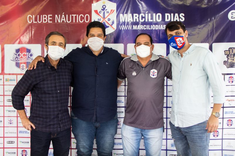 Waguinho Dias est&aacute; de volta ao comando do Marc&iacute;lio Dias – Foto: Bruno Golembiewski/CN Marc&iacute;lio Dias