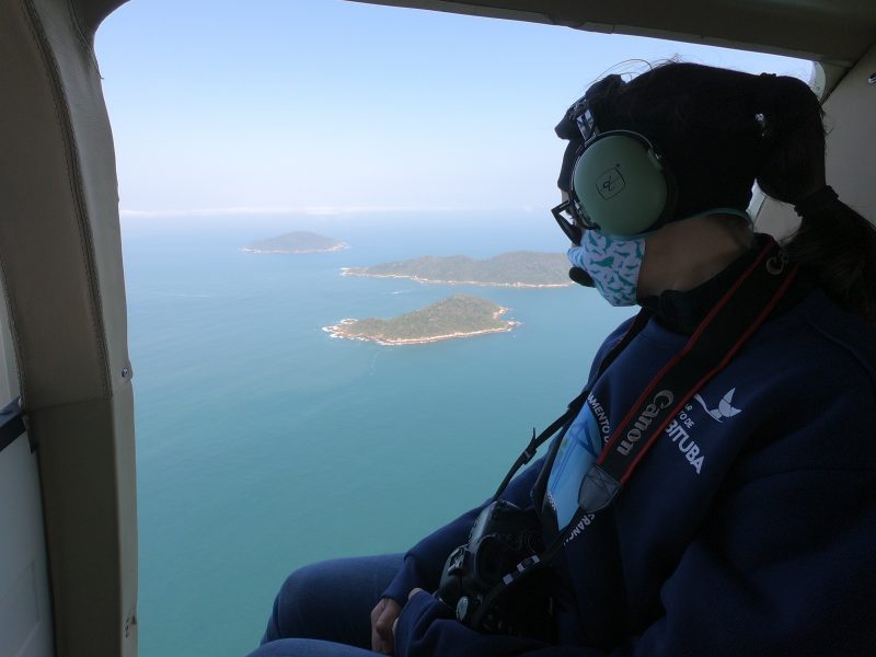 O sobrevoo aconteceu na quinta-feira (17) e na sexta-feira (18) – Foto: Carolina Bezamat/Reprodu&ccedil;&atilde;o