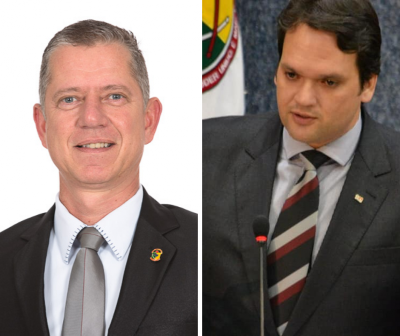 Angioletti e Jo&atilde;o Paulo desistem da candidatura &agrave; prefeitura de Itaja&iacute;. – Foto: Jo&atilde;o Paulo e Angioletti