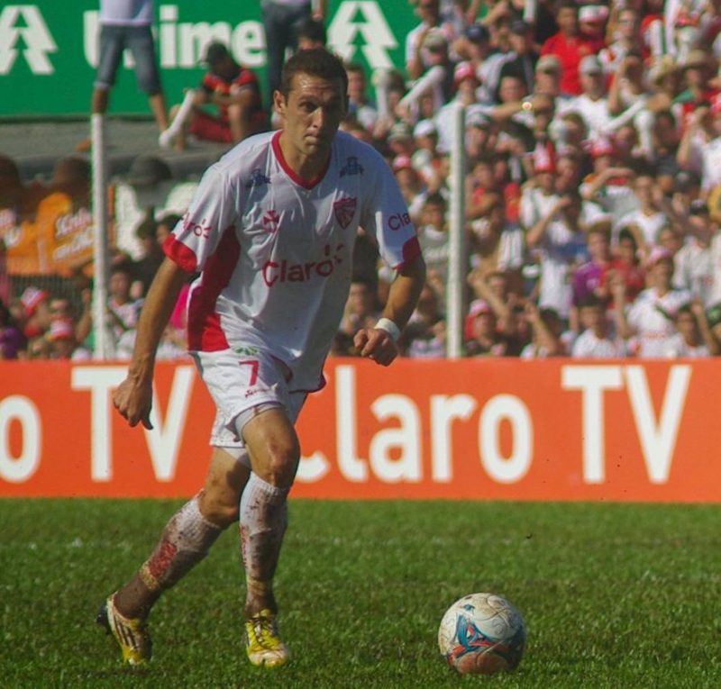 Juba fez hist&oacute;ria no clube em 2013 e volta para a disputa da s&eacute;rie D – Foto: S&atilde;o Luiz/Divulga&ccedil;&atilde;o