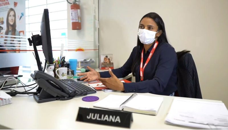 Juliana Moraes, gerente da Ibagy na agência Trindade – Foto: Reprodução NDTV