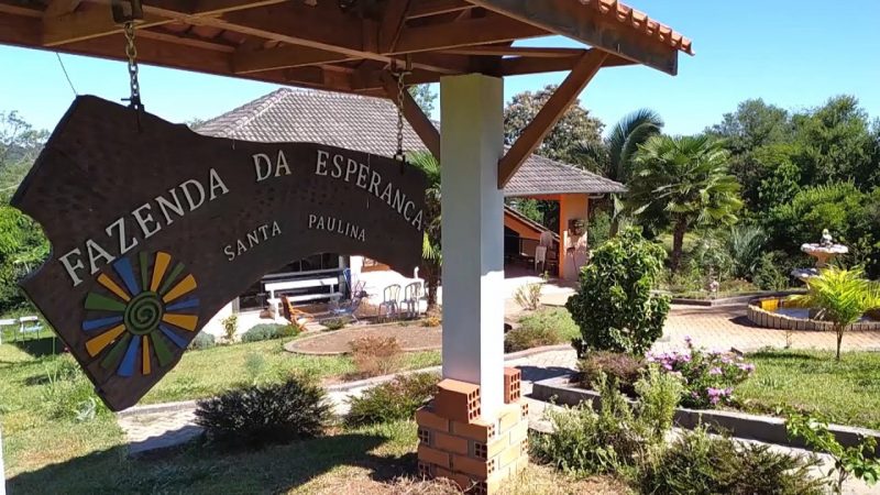 Fazenda da Esperan&ccedil;a em Chapec&oacute;, no Oeste catarinense – Foto: Reprodu&ccedil;&atilde;o: Redes Sociais/ND