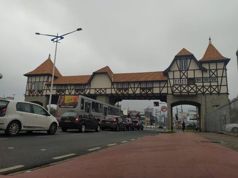 Previs&atilde;o do tempo em Blumenau – Foto: Vinicius Bretzke/NDTV