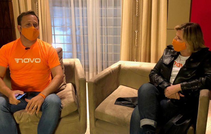 Adriano Silva e rejane Gambin s&atilde;o os nomes que disputar&atilde;o os cargos de prefeito e vice nas elei&ccedil;&otilde;es municipais de 2020 – Foto: Novo/Divulga&ccedil;&atilde;o