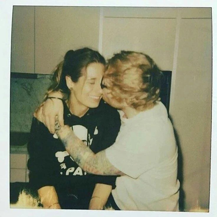 Ed Sheeran e sua esposa. – Foto: Instagram/Reprodu&ccedil;&atilde;o