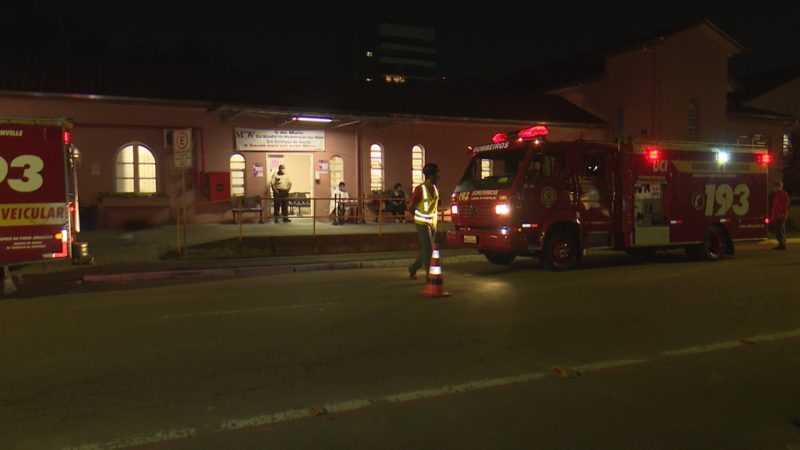 Tr&ecirc;s unidades de socorro dos bombeiros volunt&aacute;rios atenderam a ocorr&ecirc;ncia – Foto: Reprodu&ccedil;&atilde;o NDTV