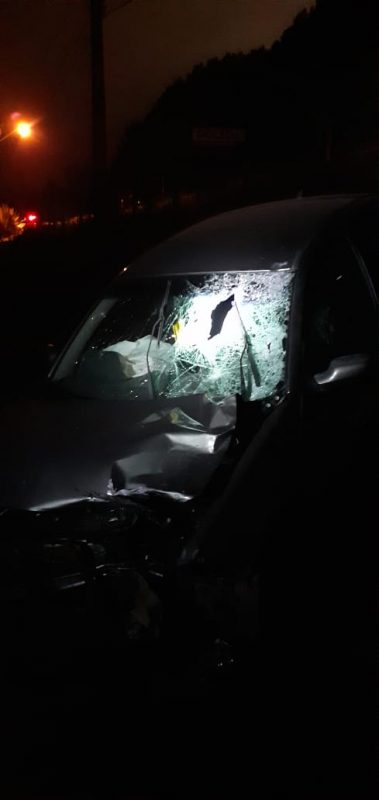 Acidente ocorreu na madrugada de s&aacute;bado na BR-280 – Foto: Corpo de Bombeiros Militar/Divulga&ccedil;&atilde;o