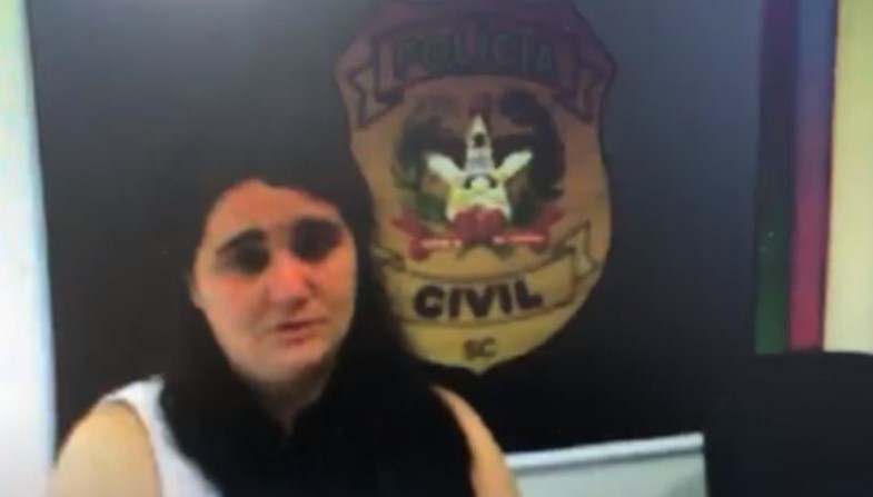 Rozalba prestou depoimento à Polícia Civil &#8211; Foto: Reprodução/ND