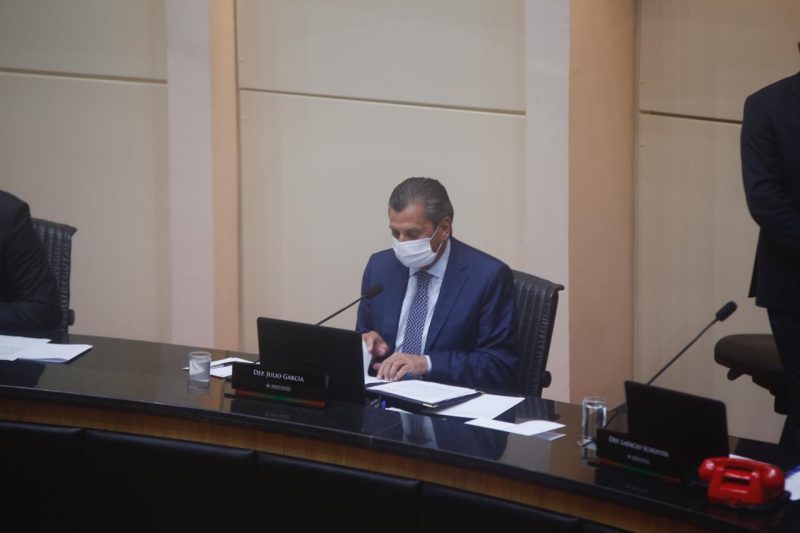 O presidente da casa, o deputado Júlio Garcia (PSD) se absteve de votar nos dois turnos – Foto: Anderson Coelho/ND