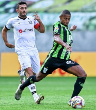 No primeiro turno deu Figueirense contra o Am&eacute;rica-MG – Foto: Divulga&ccedil;&atilde;o/Am&eacute;rica-MG/ND