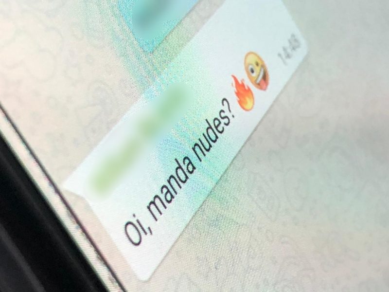 A troca de mensagens ocorreu em aplicativo de conversa. – Foto: Reprodução/ND
