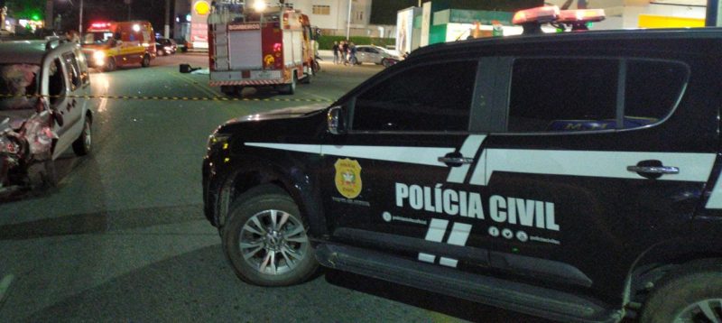 Motociclista morre em acidente na rodovia Ant&ocirc;nio Heil em Brusque – Foto: Divulga&ccedil;&atilde;o/Corpo de Bombeiros