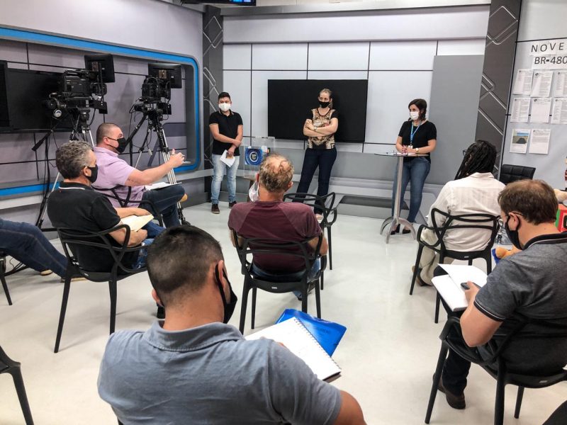 Sorteio ocorreu no est&uacute;dio do Balan&ccedil;o Geral de Chapec&oacute;. – Foto: Caroline Figueiredo/ND