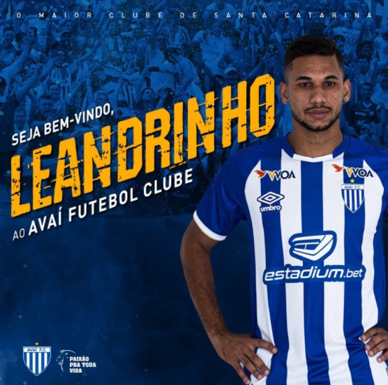 Leandrinho &eacute; o novo refor&ccedil;o do Ava&iacute; para a temporada- Foto: Reprodu&ccedil;&atilde;o/Ava&iacute;/ND