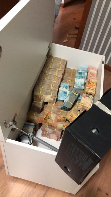 Opera&ccedil;&atilde;o Lado A apreendeu mais de R$ 3 milh&otilde;es em Palho&ccedil;a – Foto: Pol&iacute;cia Civil/Divulga&ccedil;&atilde;o/ND
