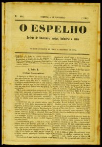 Obra encontrada por Cristiane foi publicada na revista O Espelho – Foto: UFSC/Reprodu&ccedil;&atilde;o