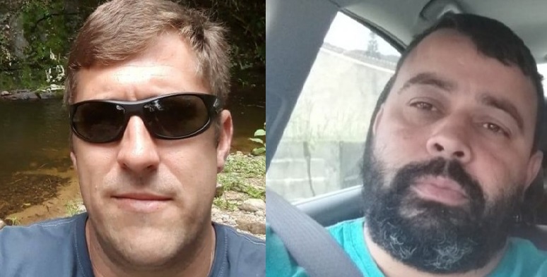 V&iacute;timas do acidente na BR-470, em Blumenau: Jonas (&agrave; esquerda) e Rafael – Foto: Reprodu&ccedil;&atilde;o/Facebook/ND